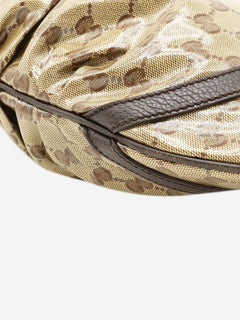 Brown GG canvas coated shoulder bag Shoulder bags Gucci 