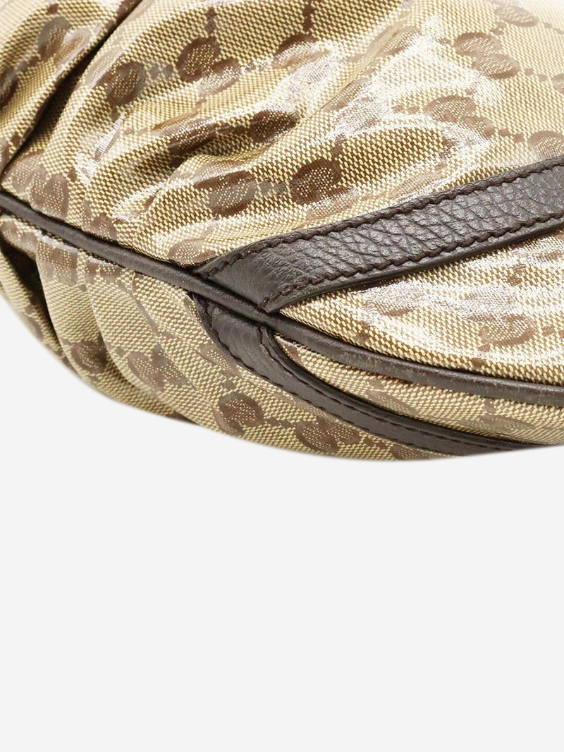 Brown GG canvas coated shoulder bag Shoulder bags Gucci 