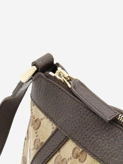 Brown GG canvas coated shoulder bag Shoulder bags Gucci 