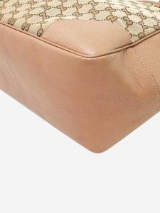 Gucci Beige GG canvas tote bag