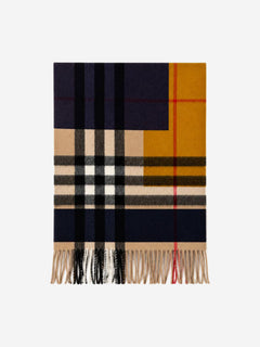 Multi cashmere Nova plaid colour block scarf Scarves Burberry 