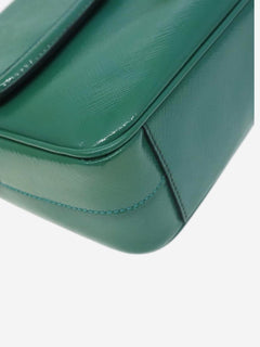 Green patent Saffiano leather shoulder bag Shoulder bags Prada 