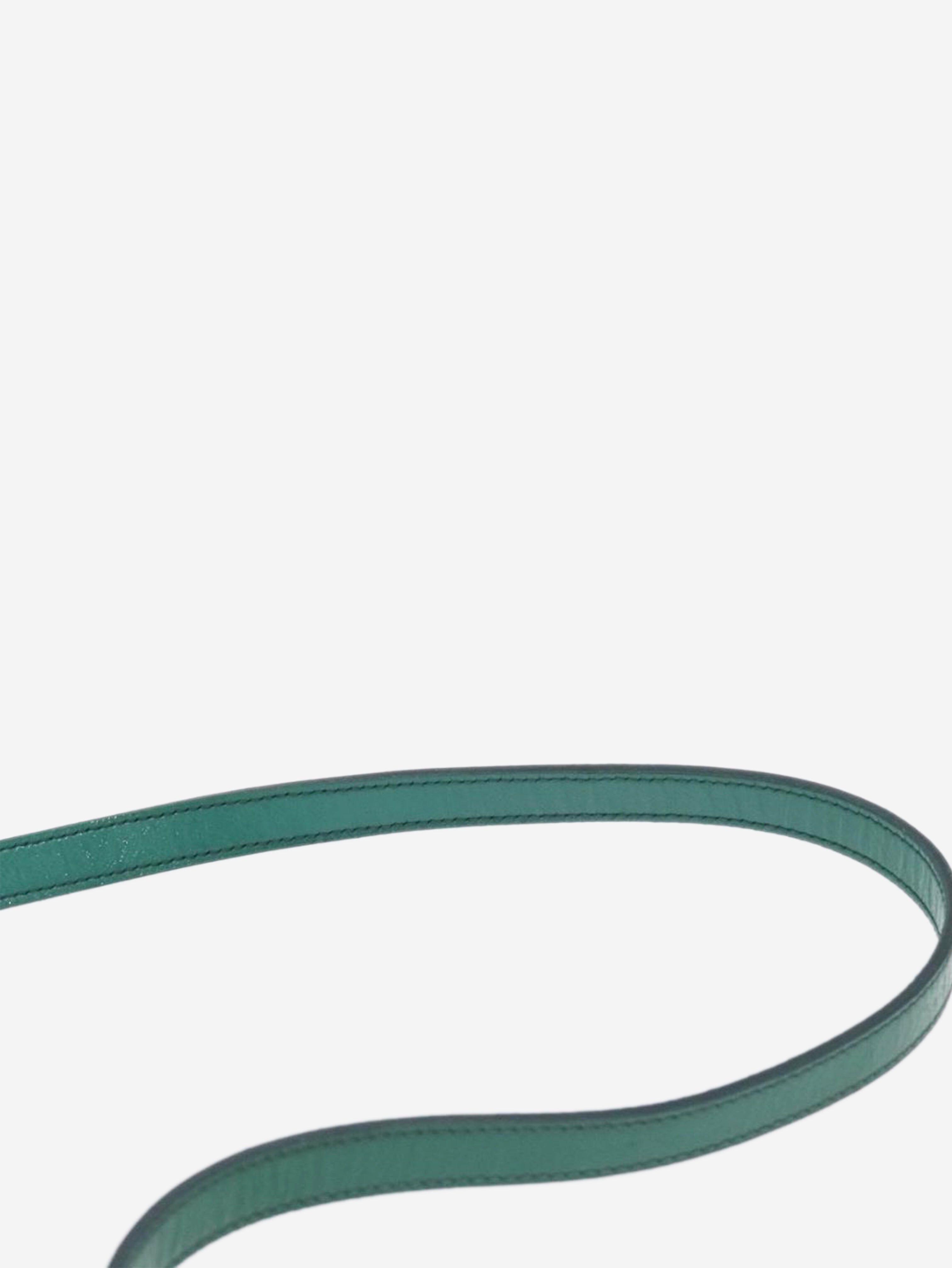 Green patent Saffiano leather shoulder bag Shoulder bags Prada 