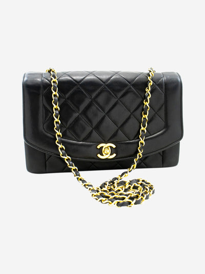 Black vintage 1989-1991 Diana bag Shoulder Bag Chanel 