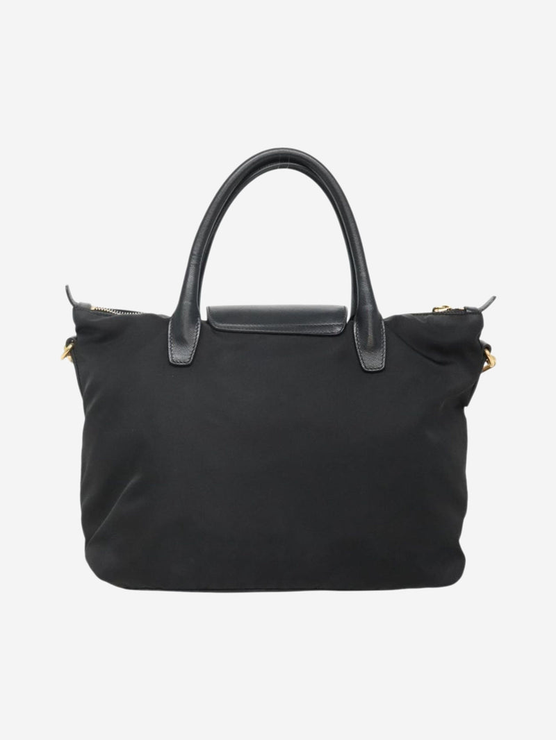 Black nylon 2way tote bag Shoulder bags Prada 