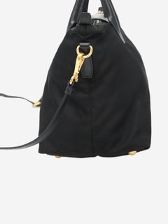 Black nylon 2way tote bag Shoulder bags Prada 