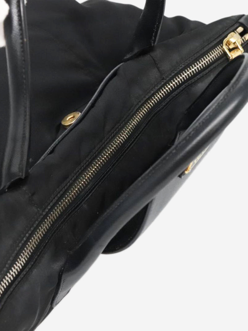 Black nylon 2way tote bag Shoulder bags Prada 