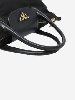 Black nylon 2way tote bag Shoulder bags Prada 