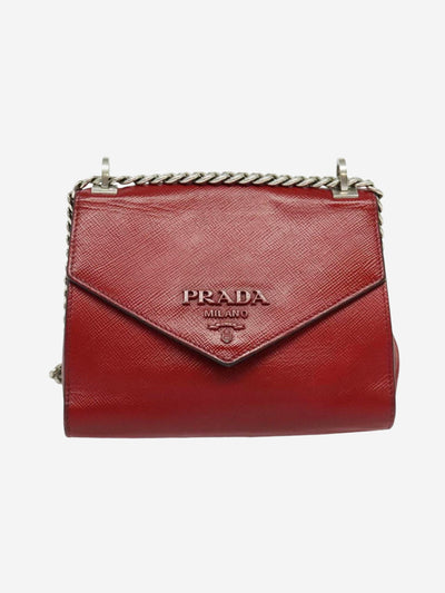 Red Saffiano leather shoulder bag Shoulder bags Prada 