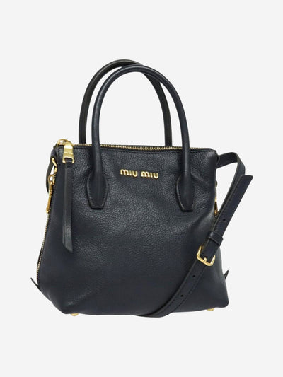 Navy blue leather 2way bag Cross-body bags Miu Miu 
