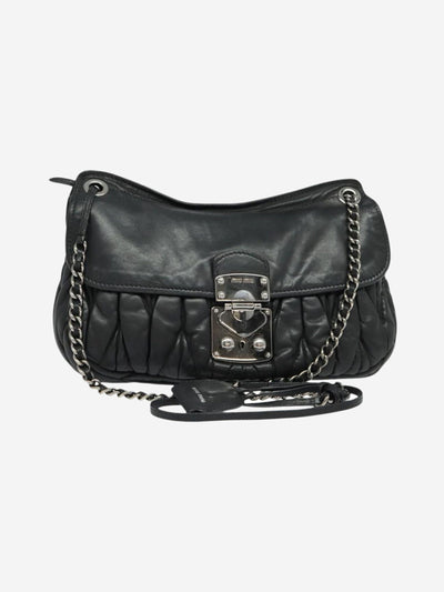 Black Matelasse leather chain bag Shoulder bags Miu Miu 