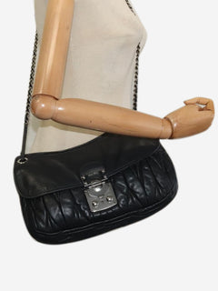 Black Matelasse leather chain bag Shoulder bags Miu Miu 