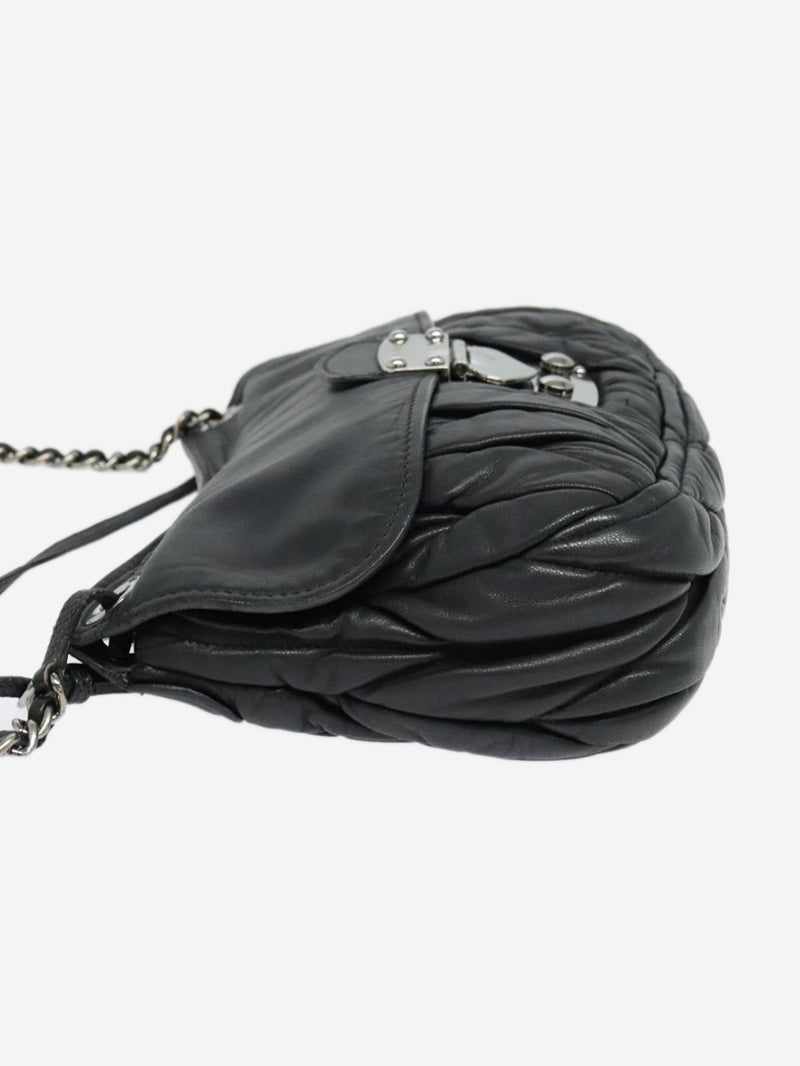 Black Matelasse leather chain bag Shoulder bags Miu Miu 