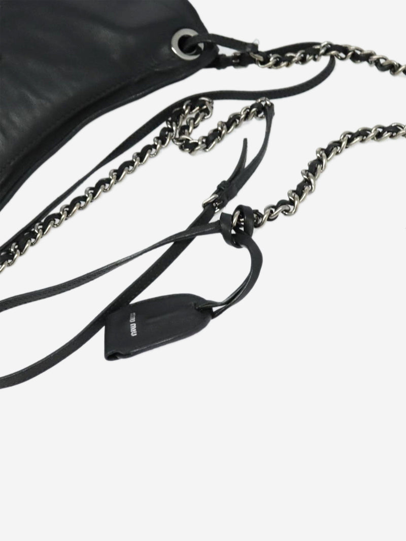 Black Matelasse leather chain bag Shoulder bags Miu Miu 