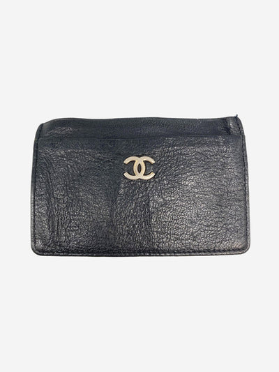 Black leather card case Wallets, Purses & Small Leather Goods Chanel 