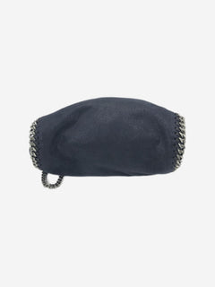 Navy Falabella chain shoulder bag