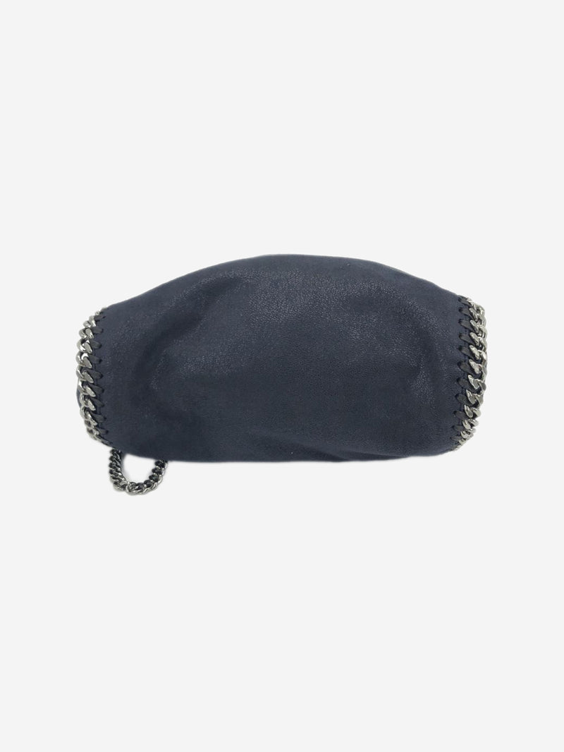 Navy Falabella chain shoulder bag