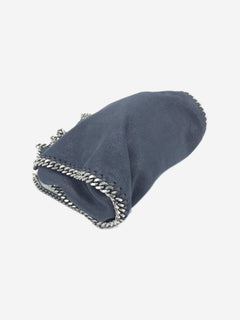 Navy Falabella chain shoulder bag