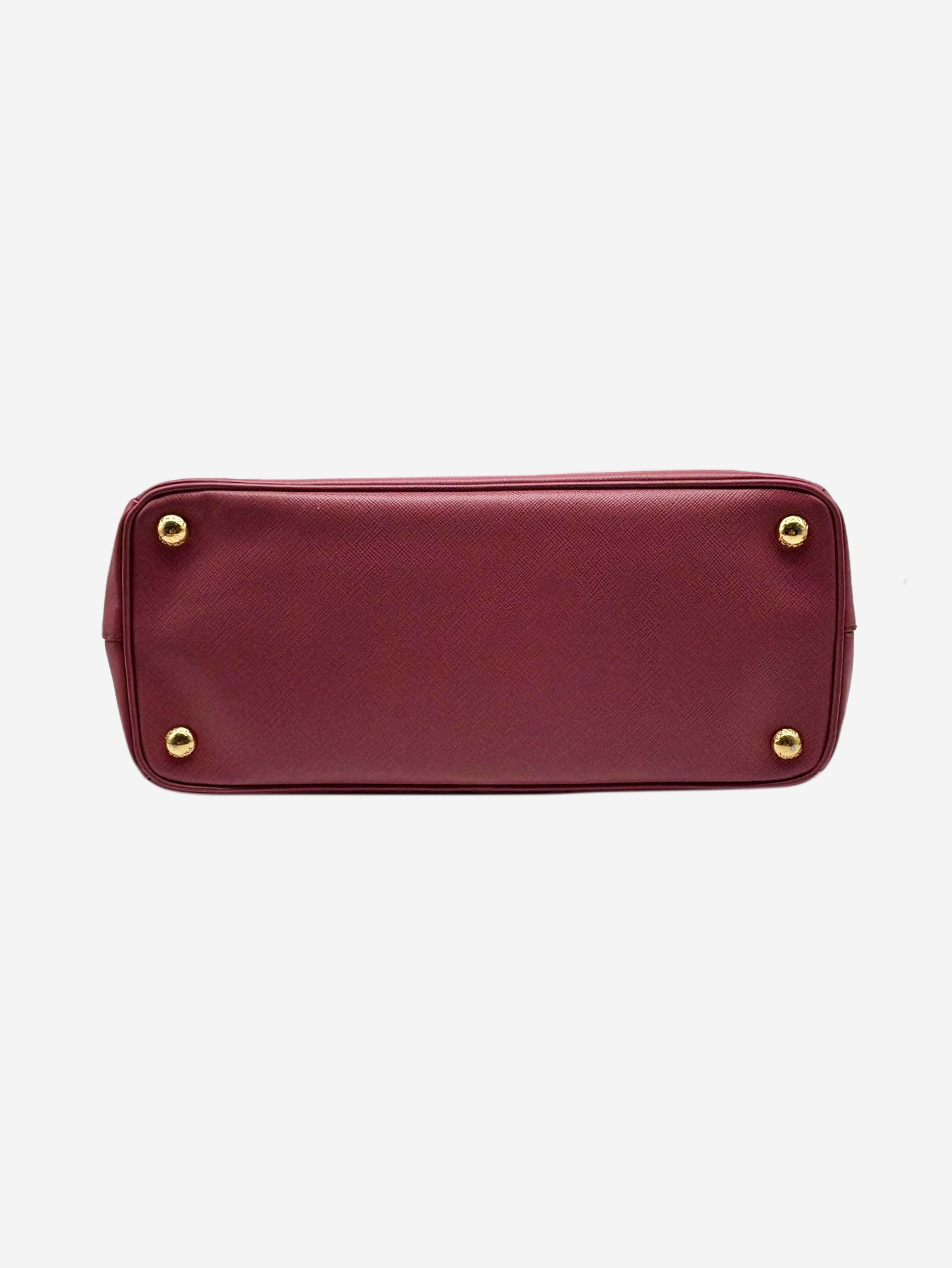 Pink small Saffiano leather Galleria 2way bag Shoulder bags Prada 