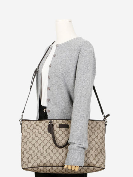 Brown Shopper Tote 2way bag alternate image