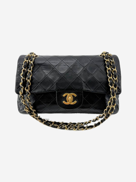 Black vintage 1991 lambskin Classic Double Flap bag product image