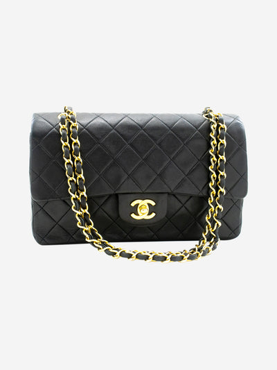 Black vintage 1989 medium Classic double flap bag Shoulder Bag Chanel 
