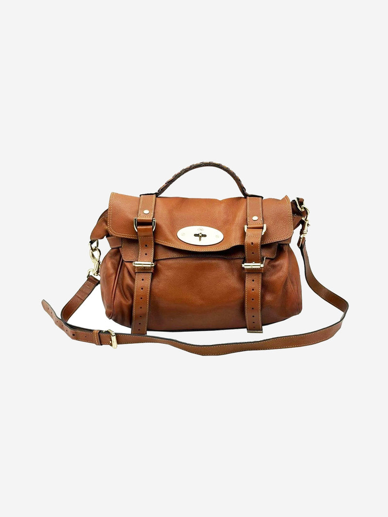 Brown Alexa leather 2way satchel bag Shoulder bags Mulberry 