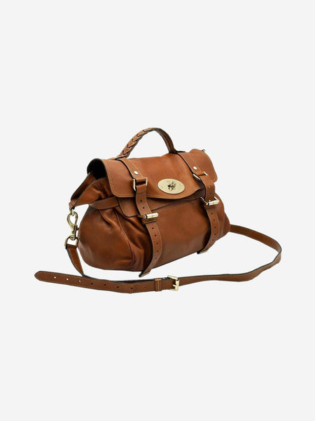 Brown Alexa leather 2way satchel bag alternate image