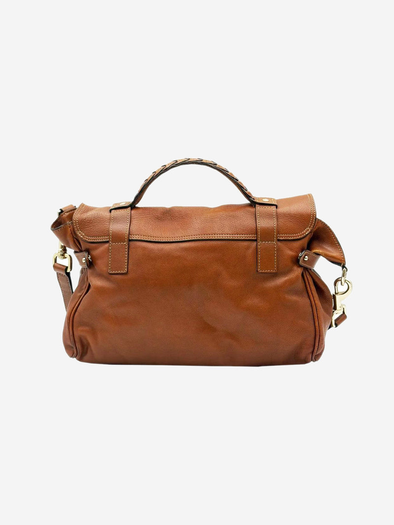 Brown Alexa leather 2way satchel bag Shoulder bags Mulberry 