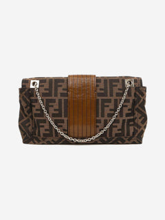 Brown Zucca Baguette bag Shoulder bags Fendi 
