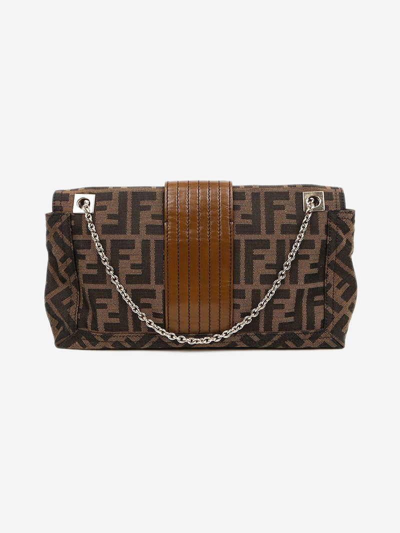 Brown Zucca Baguette bag Shoulder bags Fendi 