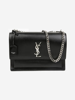 Black leather Sunset bag Cross-body bags Saint Laurent 