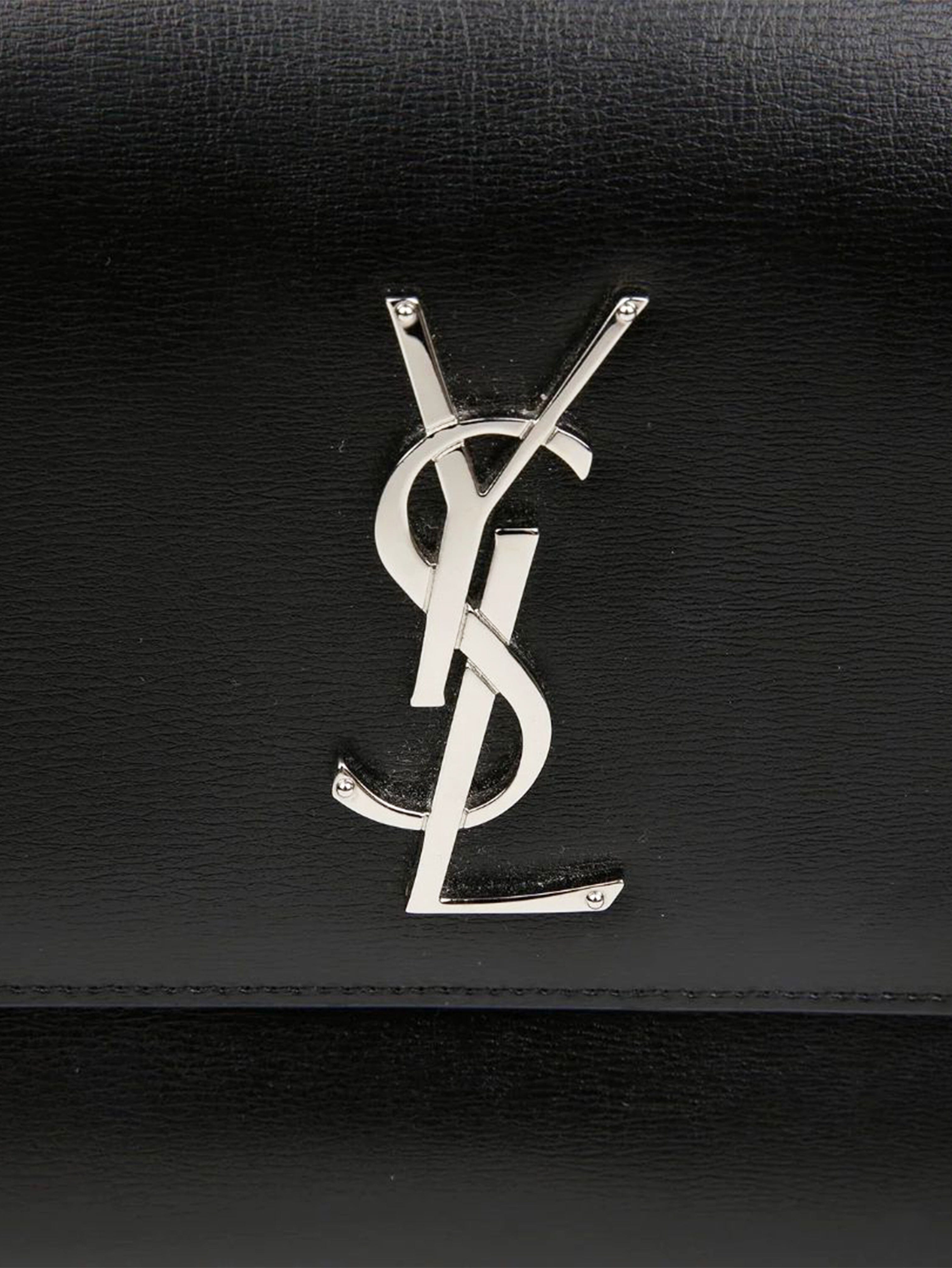 Black leather Sunset bag Cross-body bags Saint Laurent 