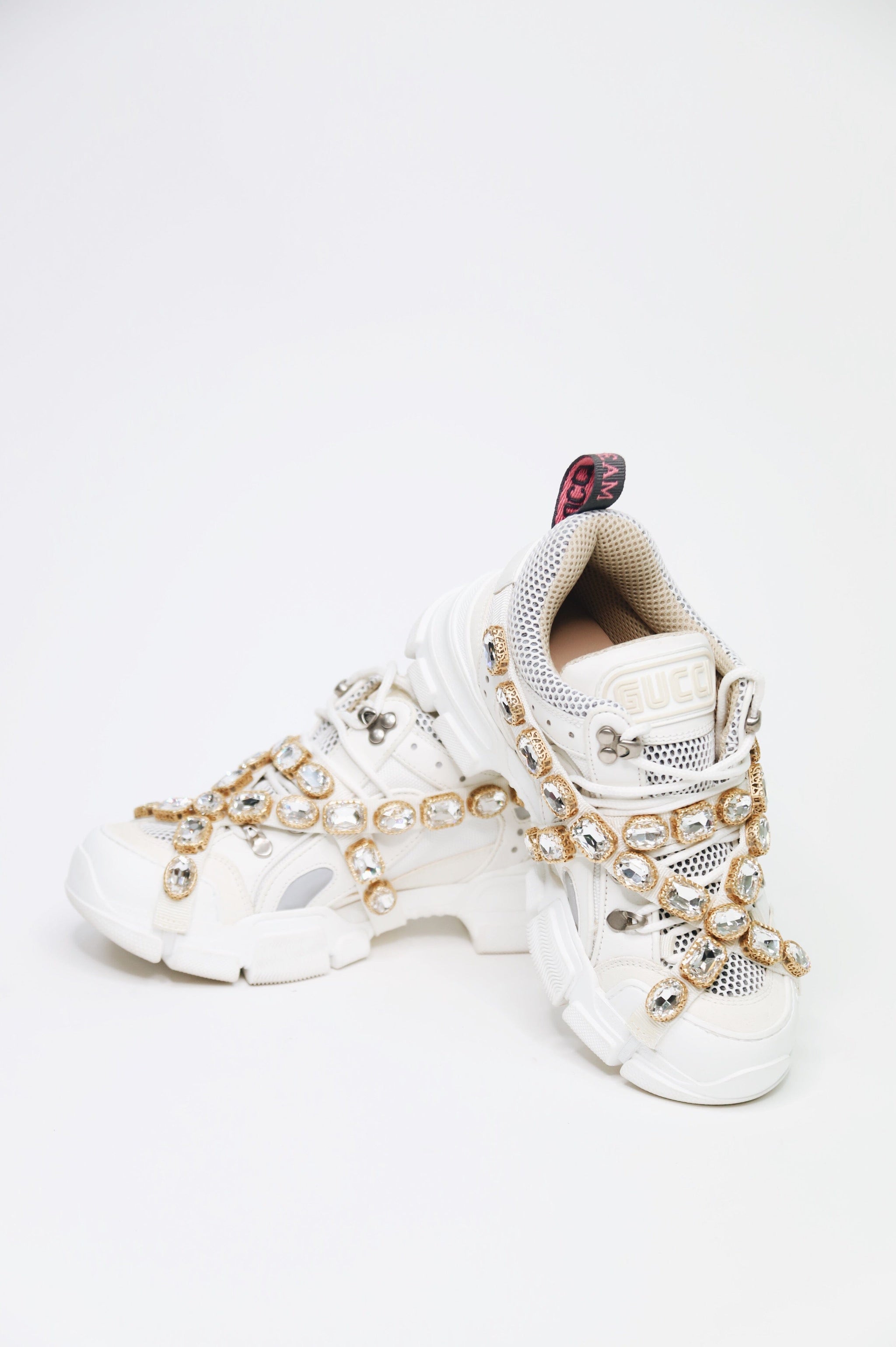 Gucci sales jewelled trainers