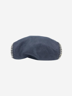 Navy Falabella chain shoulder bag