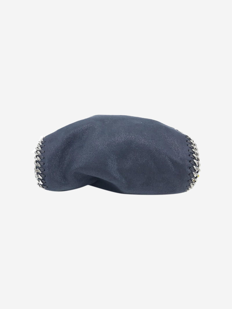 Navy Falabella chain shoulder bag