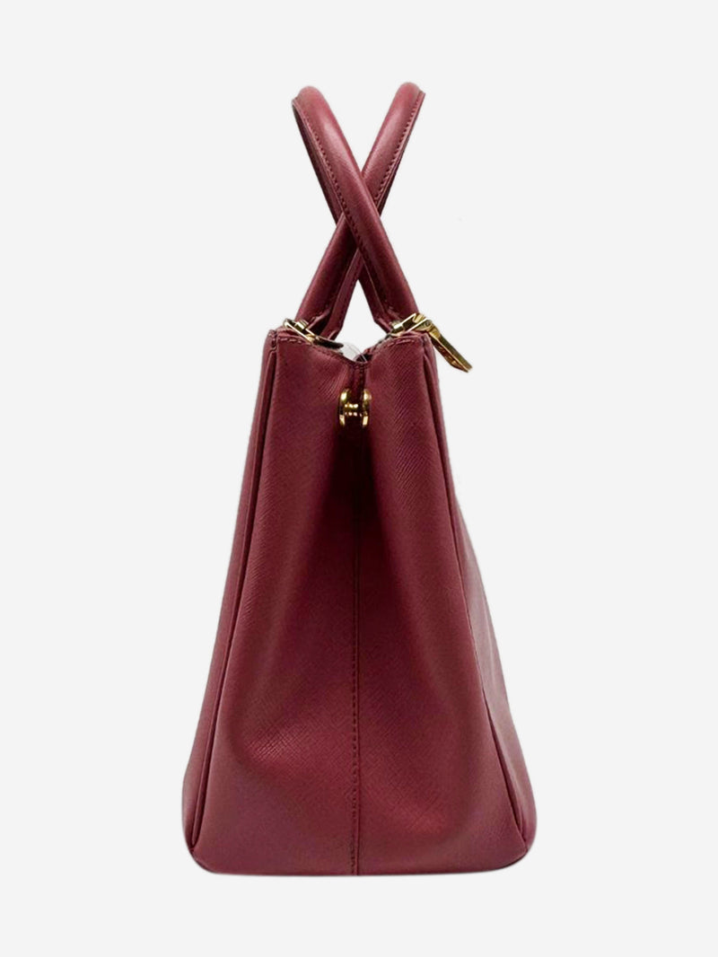 Pink small Saffiano leather Galleria 2way bag Shoulder bags Prada 