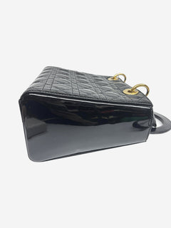 Black 2013 patent leather Lady Dior bag Shoulder bags Dior 
