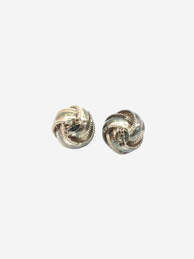 Silver knot stud earring Earrings Tiffany & Co. 