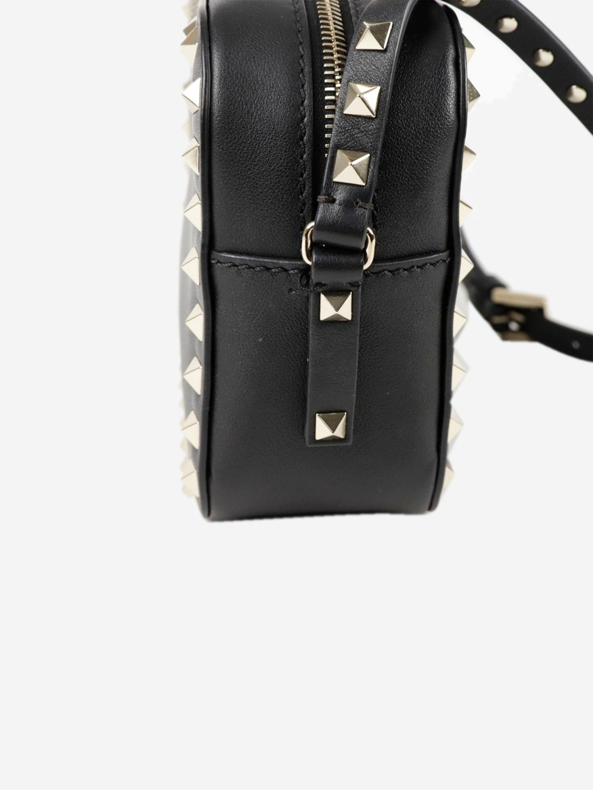 Black Rockstud Camera bag
