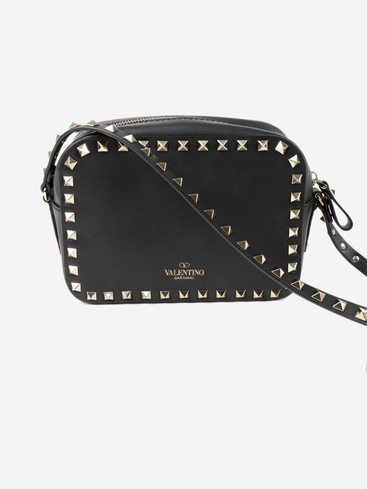 Black Rockstud Camera bag