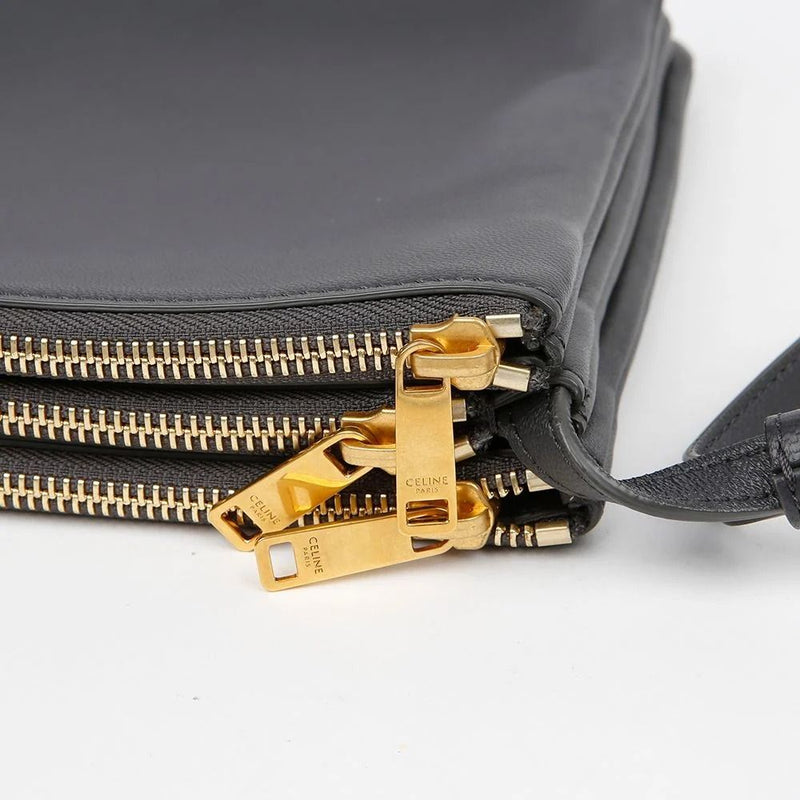 Black Trio large shoulder bag