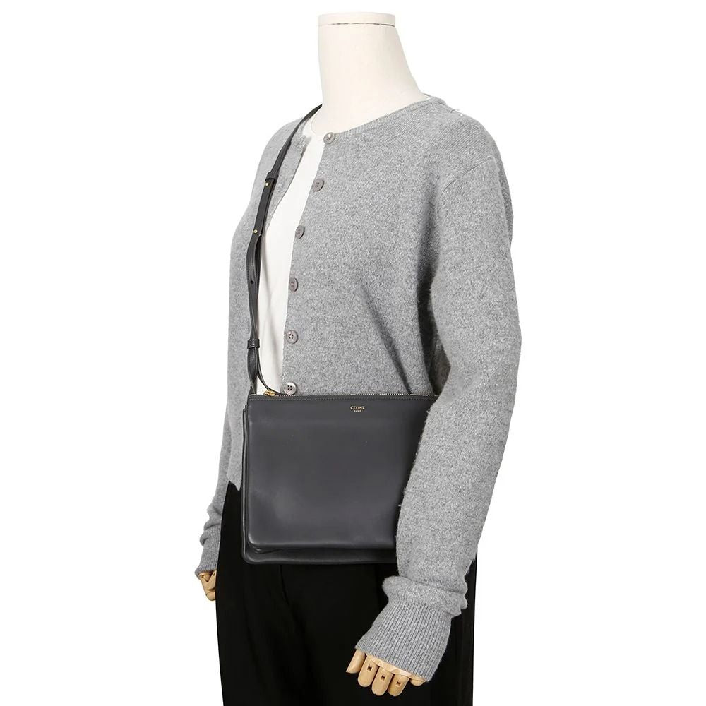 Black Trio large shoulder bag