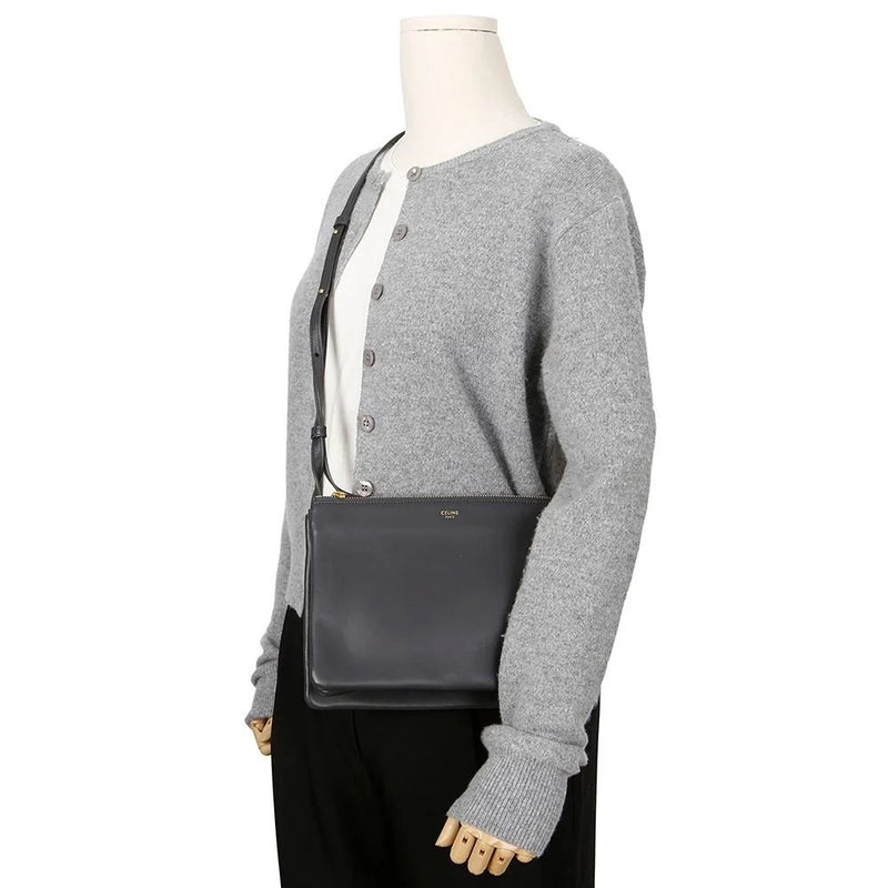Black Trio large shoulder bag
