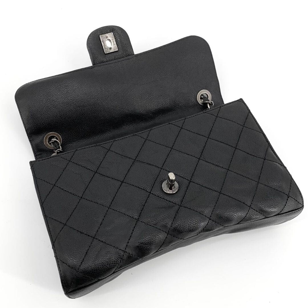 Black 2013 caviar-quilted CC Crave shoulder bag Shoulder bags Chanel 