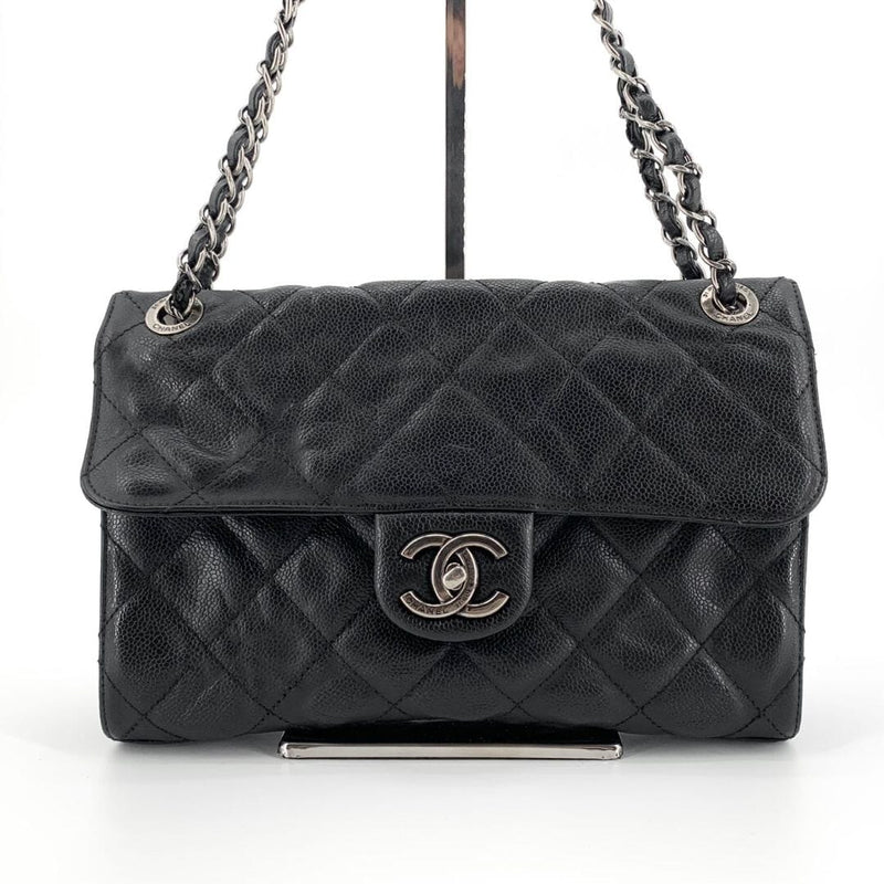 Black 2013 caviar-quilted CC Crave shoulder bag Shoulder bags Chanel 
