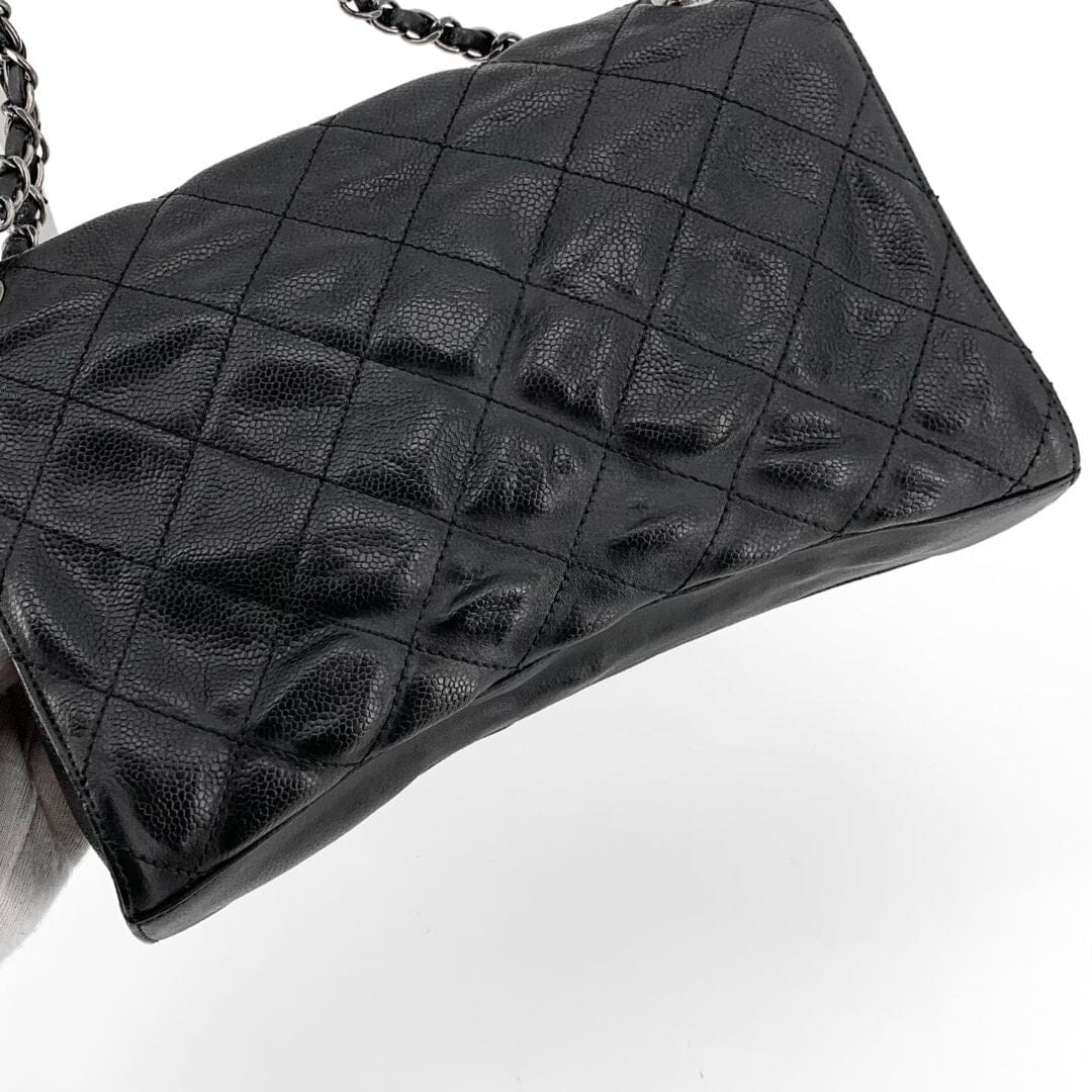 Black 2013 caviar-quilted CC Crave shoulder bag Shoulder bags Chanel 