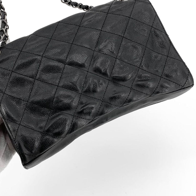 Black 2013 caviar-quilted CC Crave shoulder bag Shoulder bags Chanel 