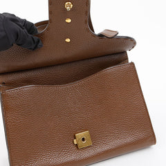 Brown GG Marmont mini 2way bag