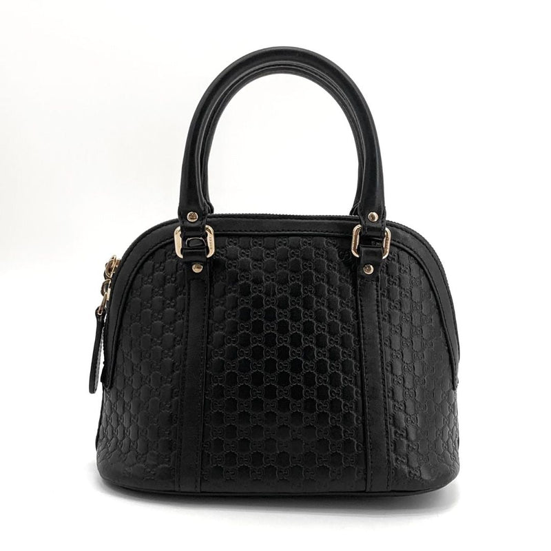 Black Guccissima Dome 2way bag